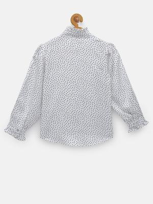 long sleeved printed top - 18117432 - Standard Image - 2