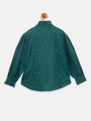 long sleeved printed top - 18117433 - Standard Image - 2