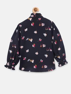 long sleeved printed top - 18117437 - Standard Image - 2