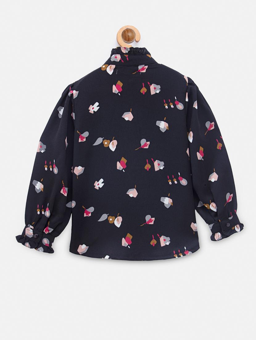 long sleeved printed top - 18117437 - Zoom Image - 2