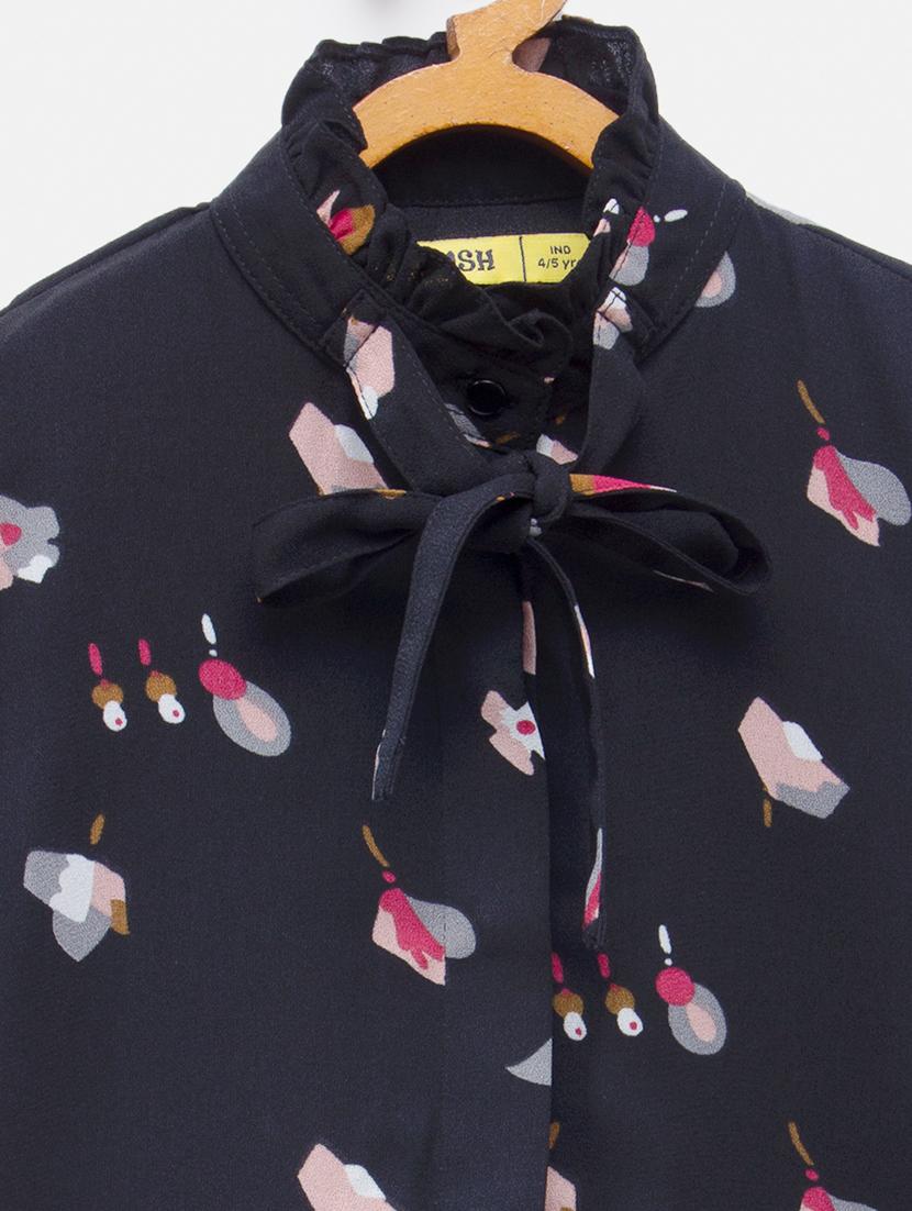 long sleeved printed top - 18117437 - Zoom Image - 3