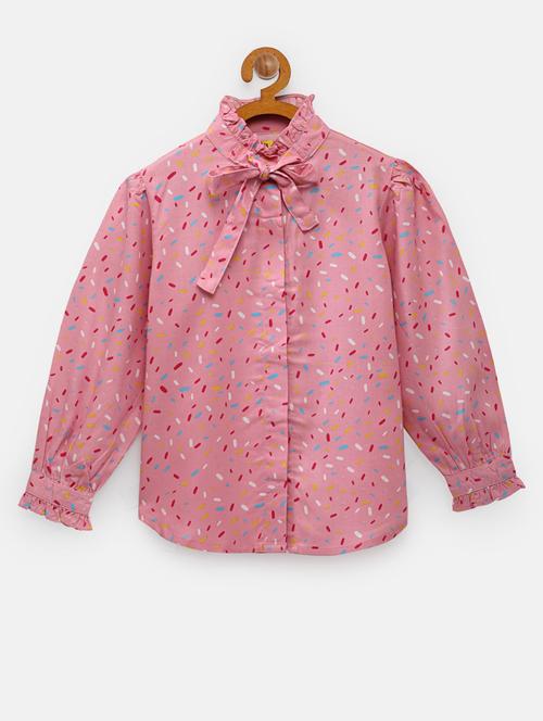 long sleeved printed top - 18117438 - Very Small Image - 1