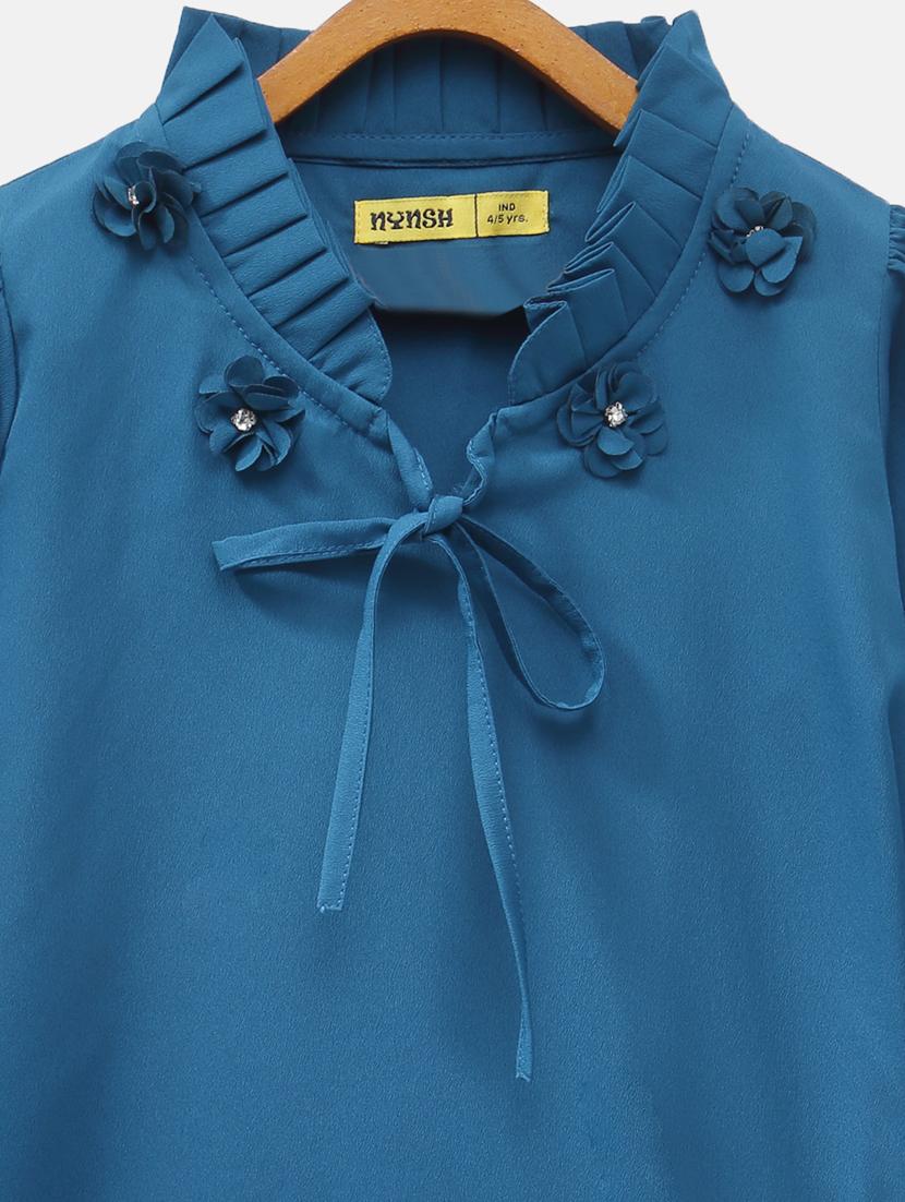 v-neck solid top - 18117442 - Zoom Image - 3