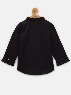 black solid regular top - 18117467 - Standard Image - 2