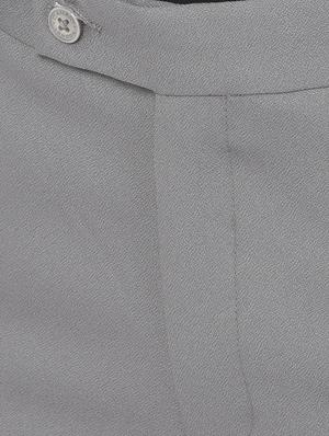 grey polyester blend single breasted suit - 18117657 - Standard Image - 5