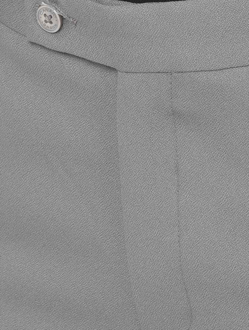 grey polyester blend single breasted suit - 18117657 - Zoom Image - 5