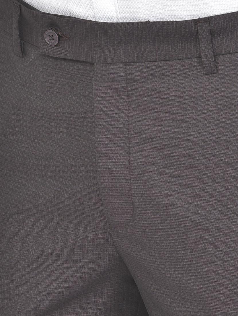 brown polyester blend single breasted suit - 18117659 - Zoom Image - 5