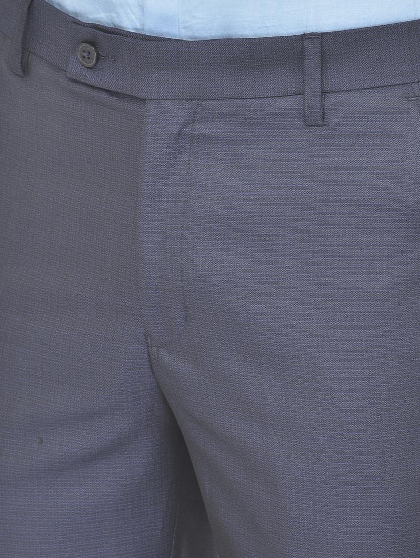 navy blue polyester blend single breasted suit - 18117660 - Zoom Image - 5