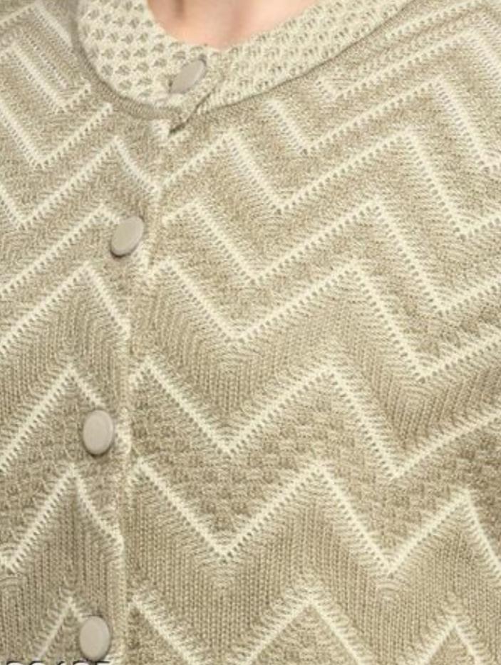 beige wool sweatshirt - 18119344 - Zoom Image - 2