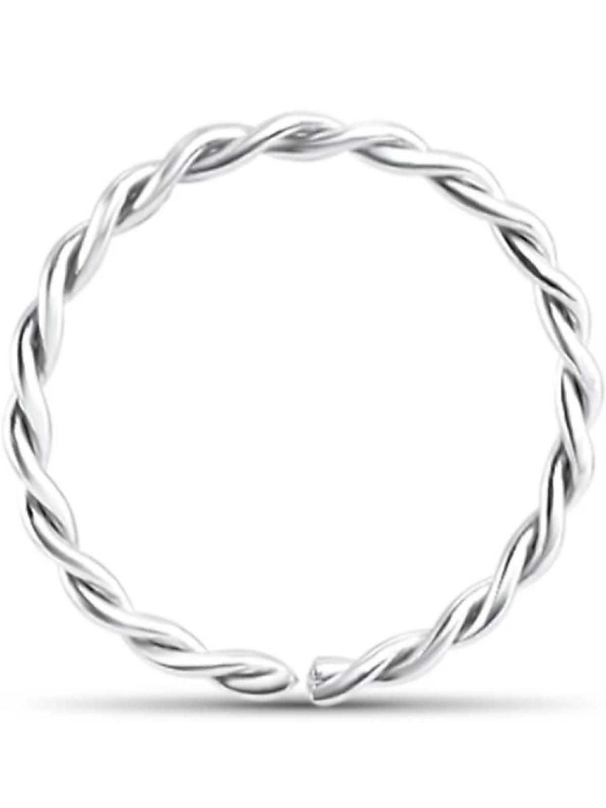real 92.5 silver noce ring 1pc - 18119371 - Zoom Image - 1