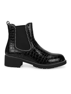 black patent leather ankle boots - 18141030 - Standard Image - 2