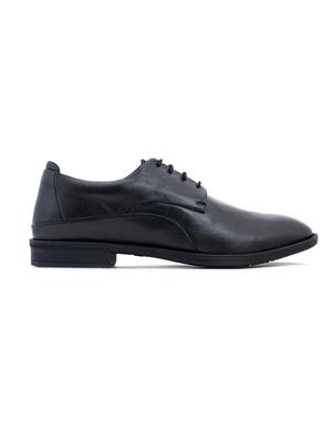 black leather laceup derbies - 18143543 - Standard Image - 2