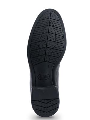 black leather laceup derbies - 18143543 - Standard Image - 5