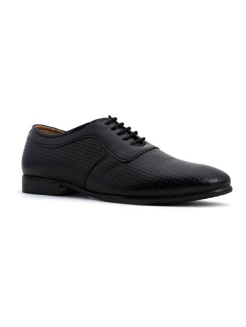 black leather laceup oxfords - 18143554 - Standard Image - 1