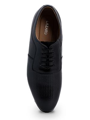 black leather laceup oxfords - 18143554 - Standard Image - 4