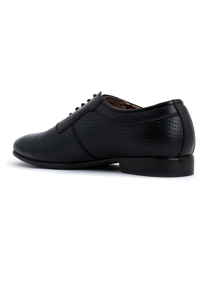 black leather laceup oxfords - 18143554 - Zoom Image - 3