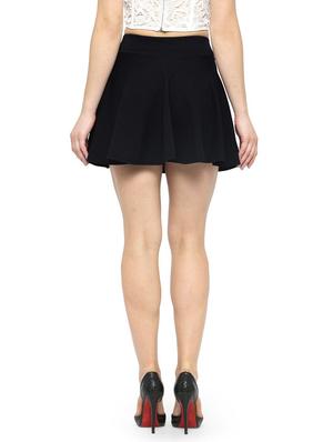 black polyester skater skirts - 18143611 - Standard Image - 3