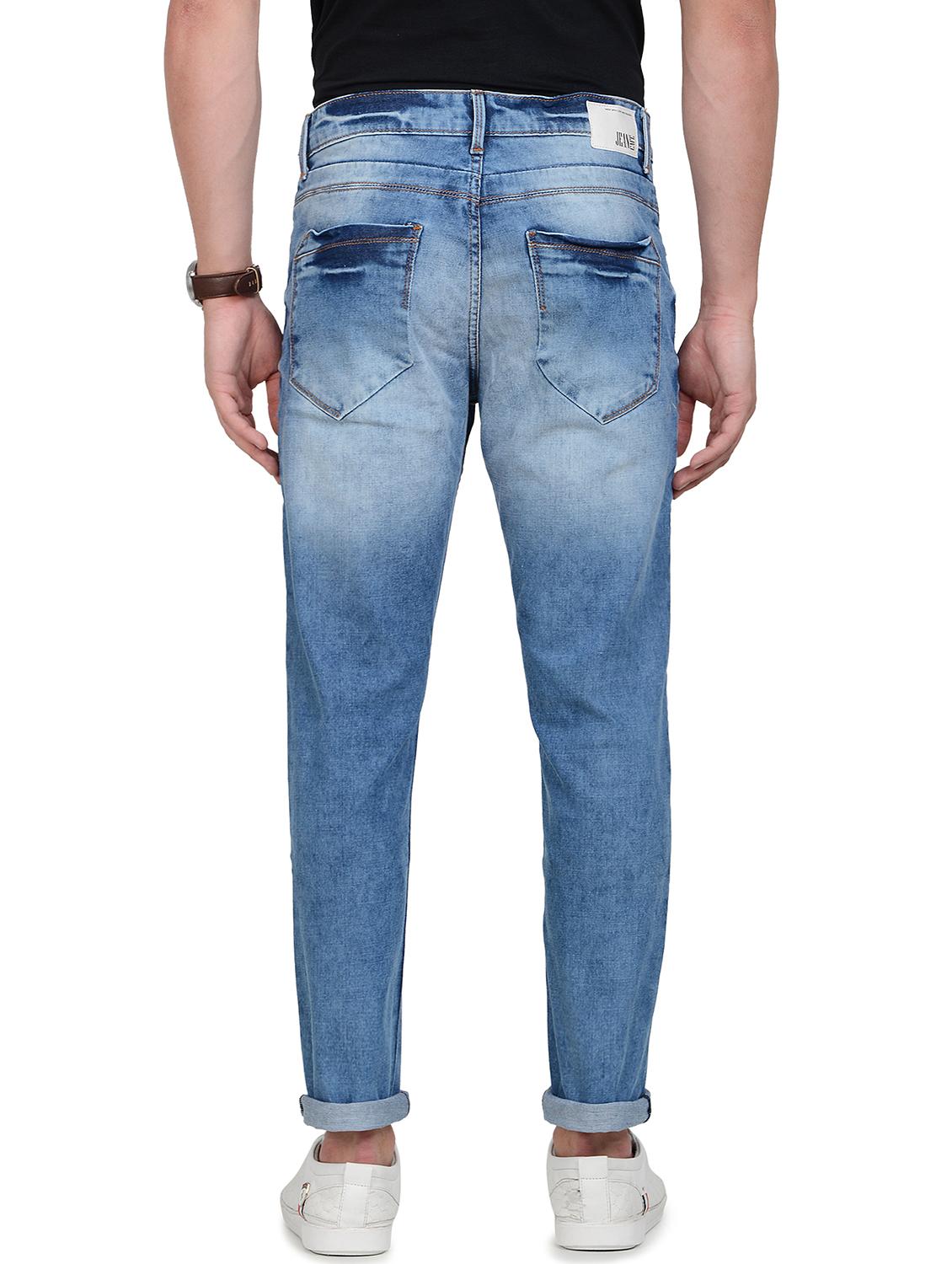 light blue denim washed jeans - 18150732 - Zoom Image - 3