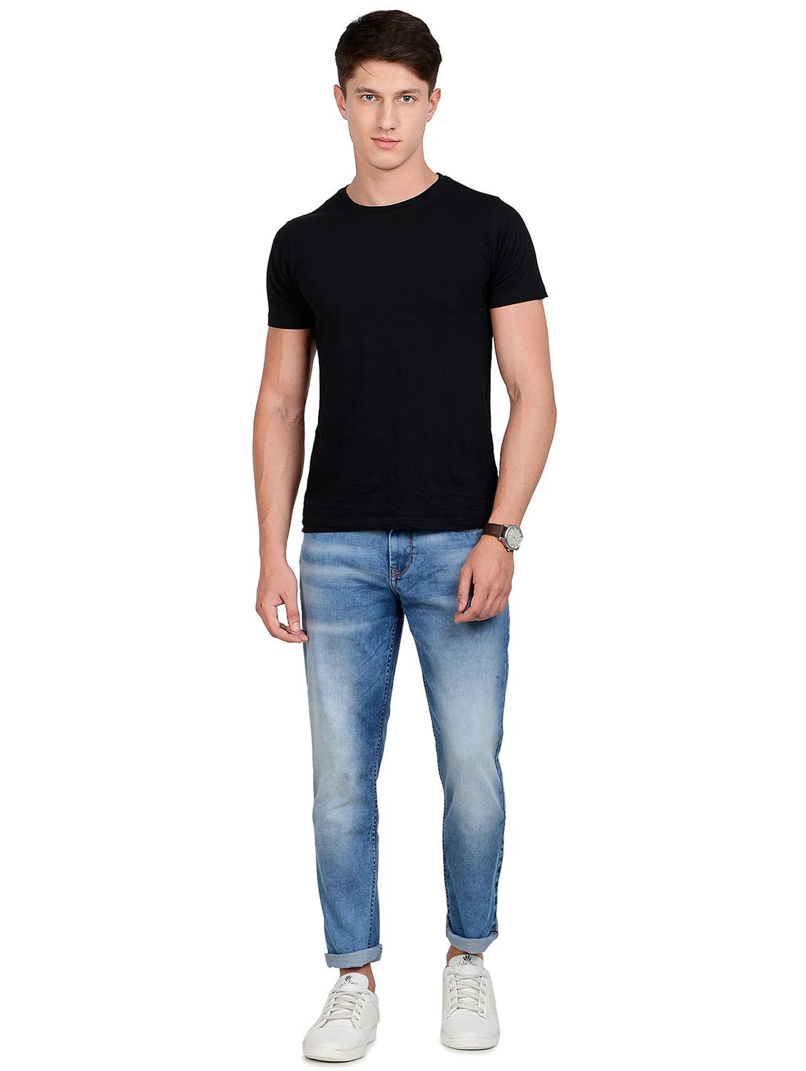light blue denim washed jeans - 18150732 - Zoom Image - 4
