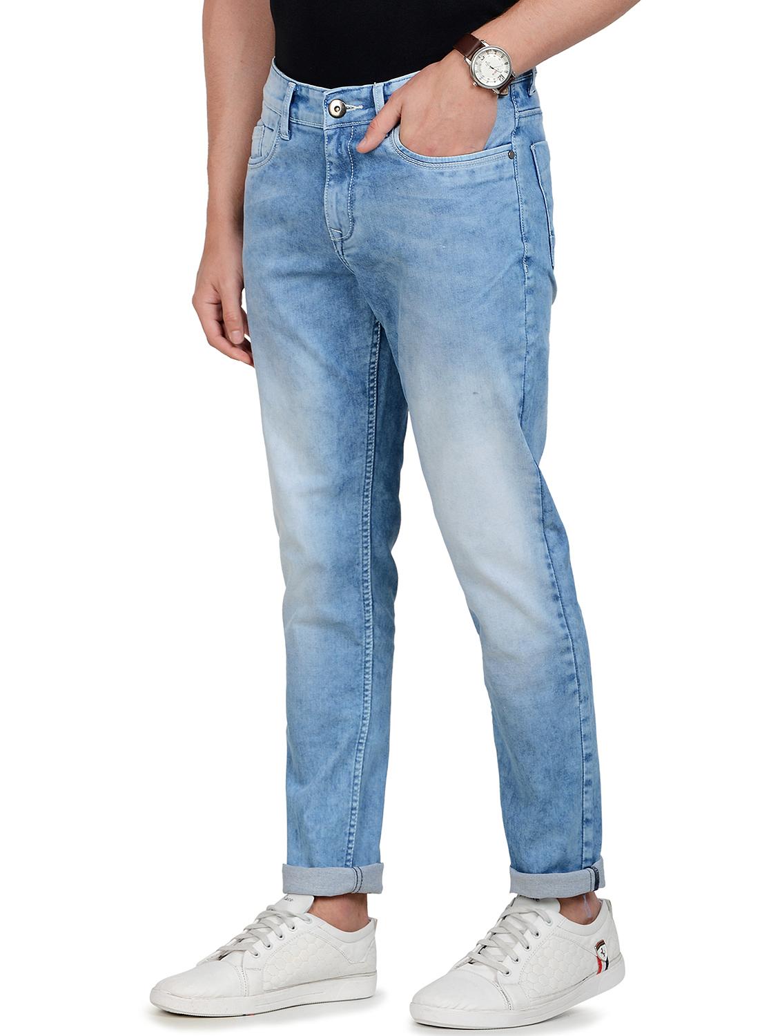 light blue denim washed jeans - 18150733 - Zoom Image - 2
