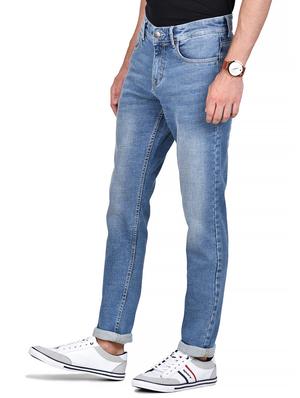 light blue denim washed jeans - 18150742 - Standard Image - 2