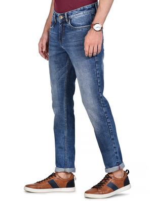 dark blue denim washed jeans - 18150743 - Standard Image - 2