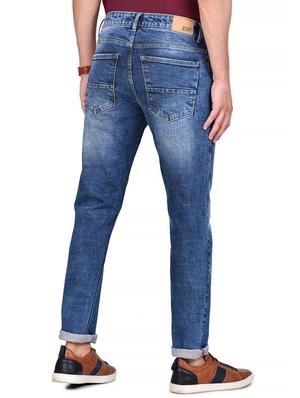dark blue denim washed jeans - 18150743 - Standard Image - 3