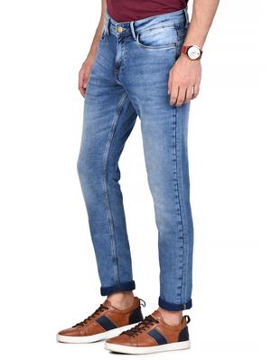 light blue denim washed jeans - 18150745 - Standard Image - 2