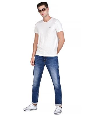 dark blue denim washed jeans - 18150749 - Standard Image - 4