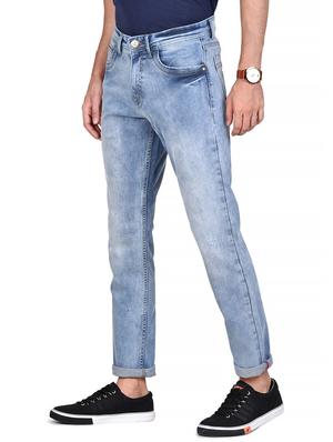 light blue denim washed jeans - 18150750 - Standard Image - 2