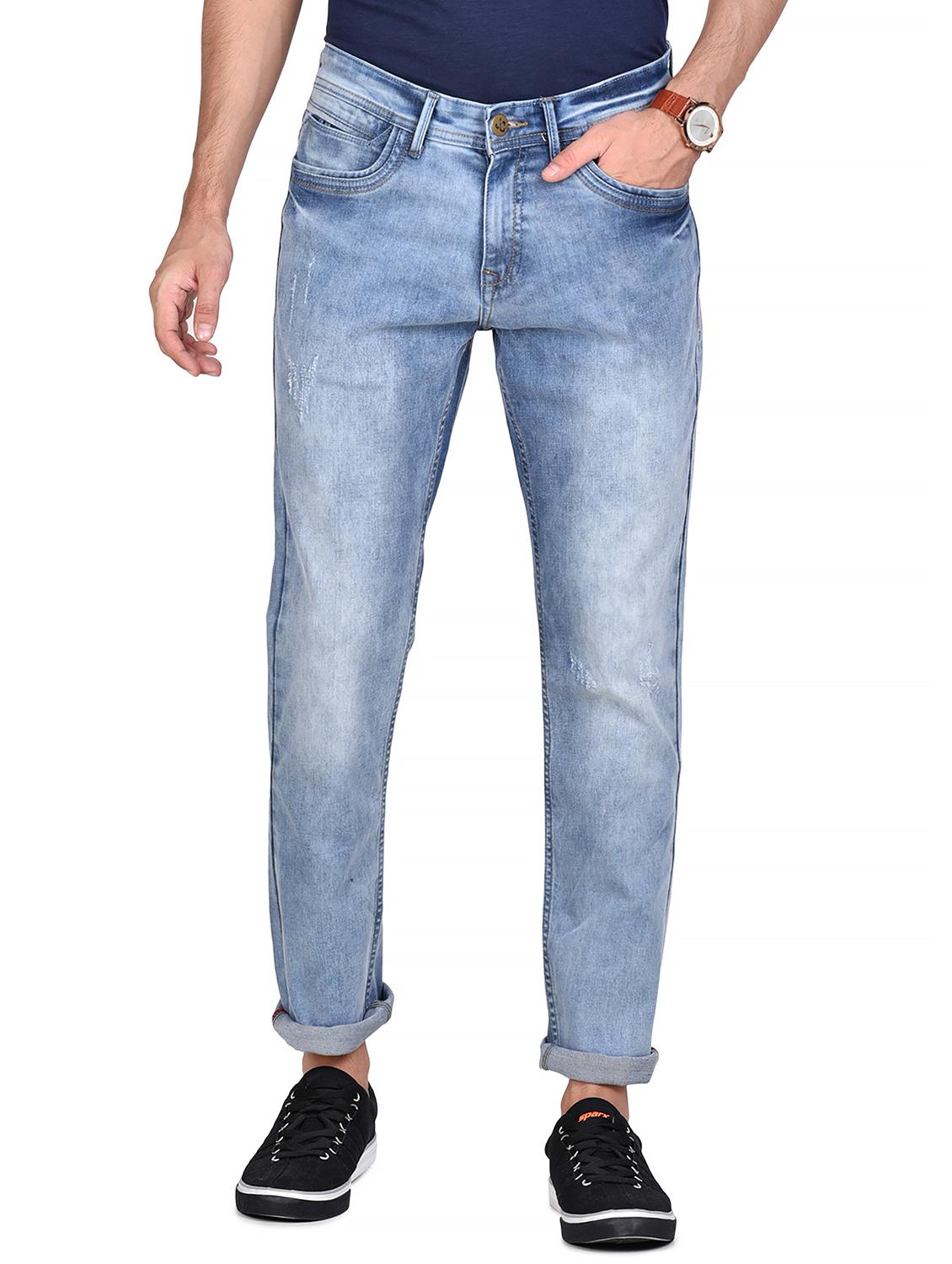 light blue denim washed jeans - 18150750 - Zoom Image - 1