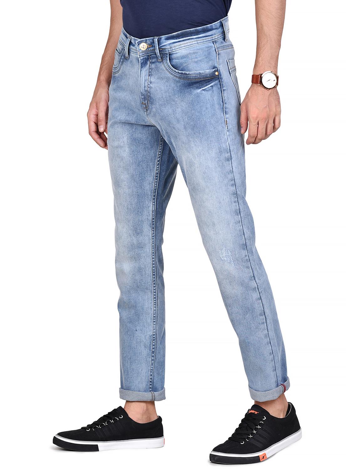light blue denim washed jeans - 18150750 - Zoom Image - 2