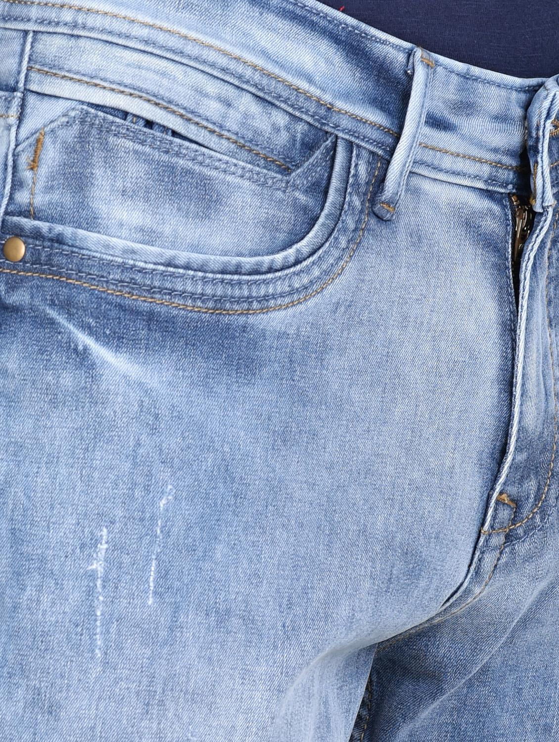 light blue denim washed jeans - 18150750 - Zoom Image - 5