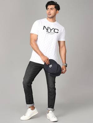 black denim washed jeans - 18150830 - Standard Image - 4