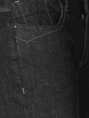 black denim washed jeans - 18150830 - Standard Image - 5