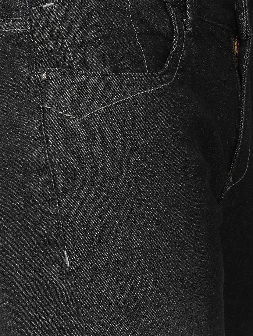 black denim washed jeans - 18150830 - Zoom Image - 5