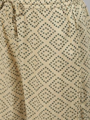 green cotton kurta sharara set - 18151125 - Standard Image - 5