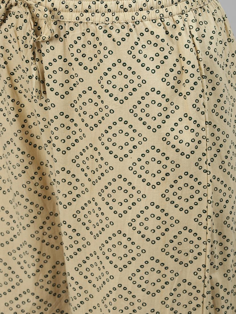 green cotton kurta sharara set - 18151125 - Zoom Image - 5