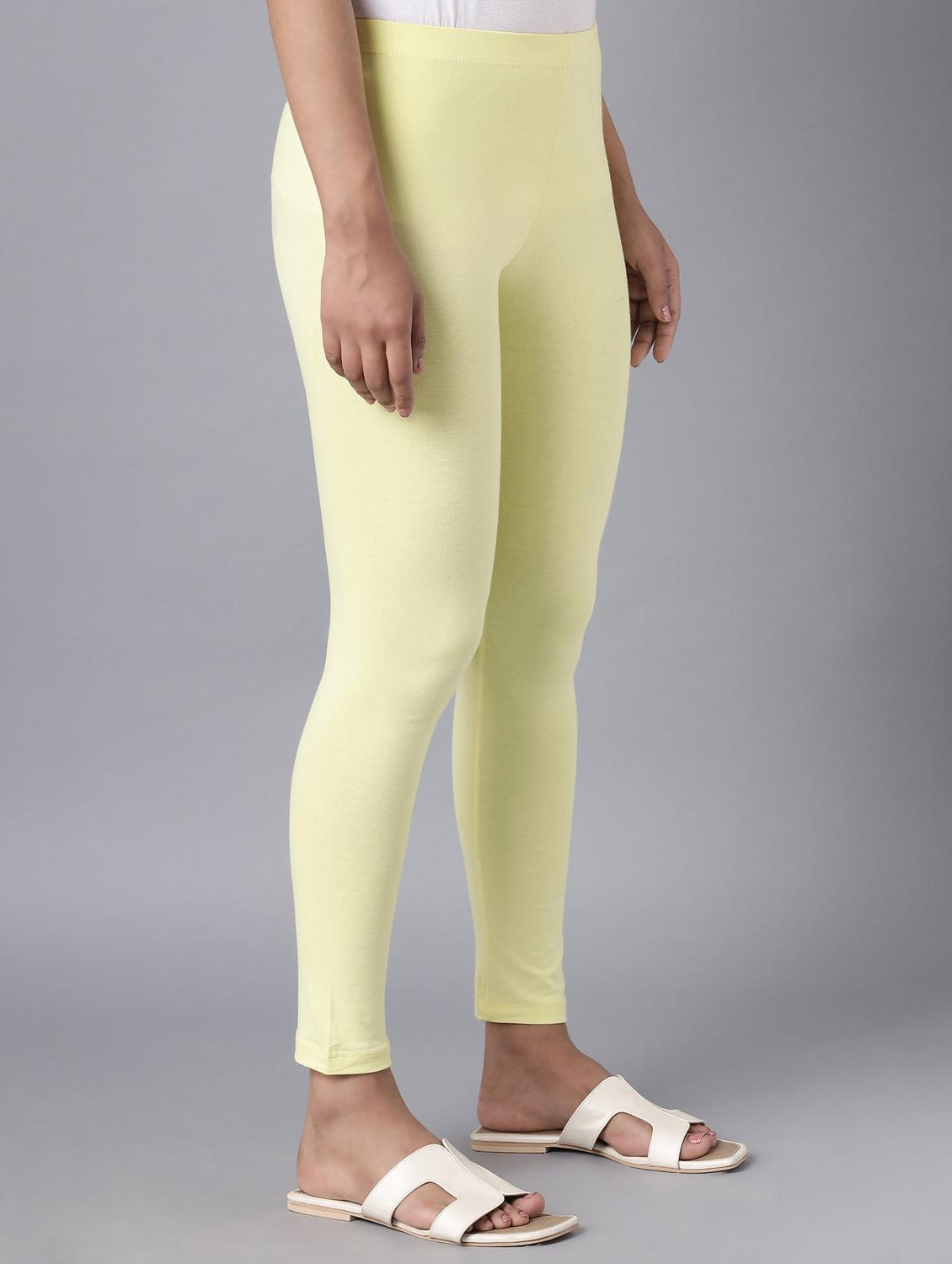 yellow solid legging - 18157556 - Zoom Image - 3