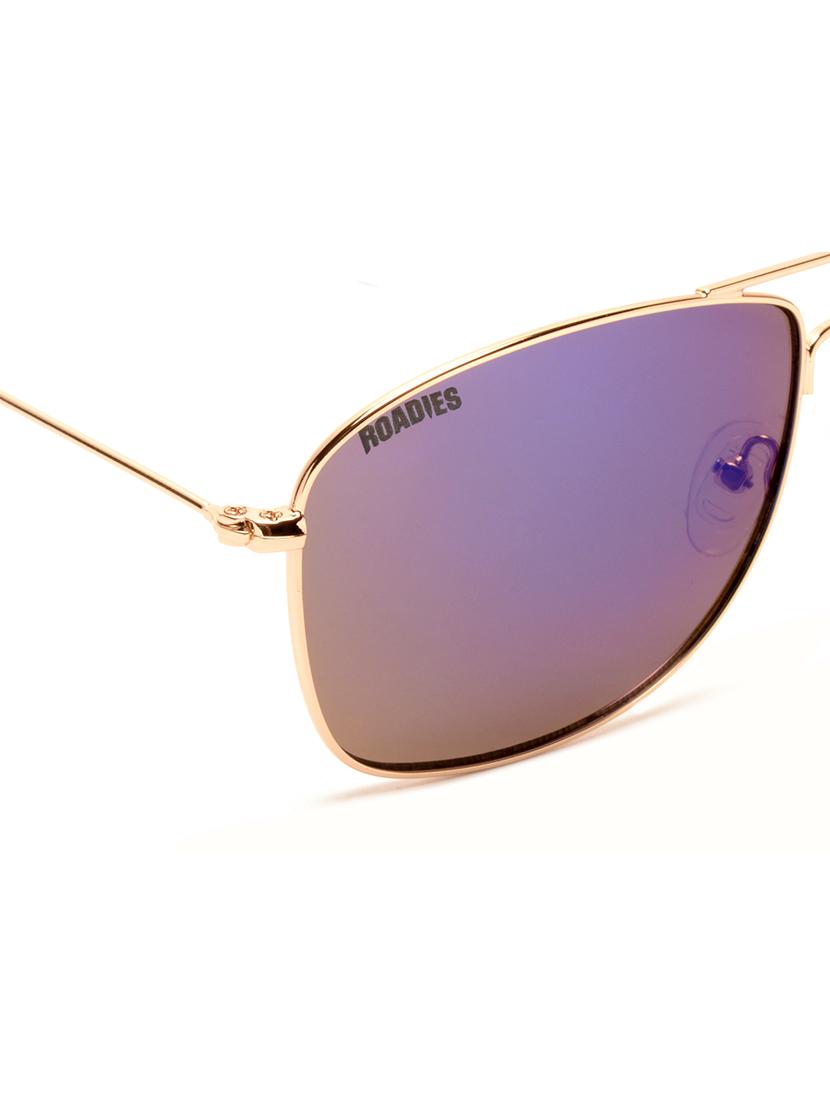 roadies rd-205-c4 rectangular sunglasses uv400 protection - 18164403 - Zoom Image - 5