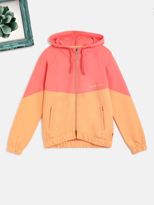 color block fleece sweatshirt - 18168752 - Very Small Image - 1