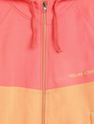 color block fleece sweatshirt - 18168752 - Standard Image - 4