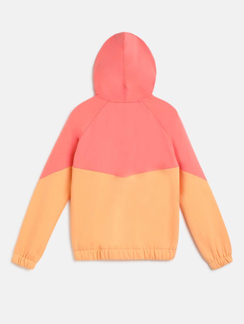 color block fleece sweatshirt - 18168752 - Zoom Image - 2
