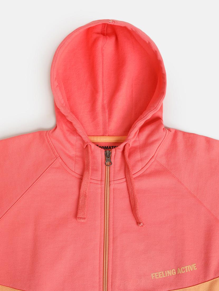 color block fleece sweatshirt - 18168752 - Zoom Image - 3