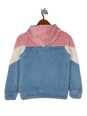hooded neck color block sweatshirt - 18168932 - Standard Image - 2