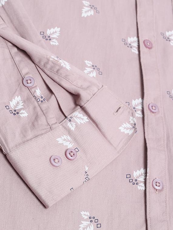 pink printed casual shirt - 18169446 - Zoom Image - 4