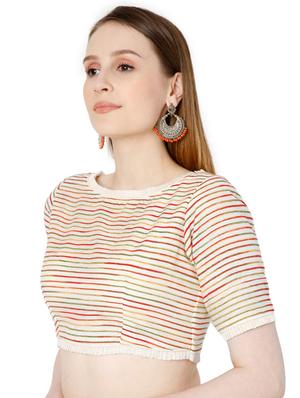 white striped blouse - 18170840 - Standard Image - 3