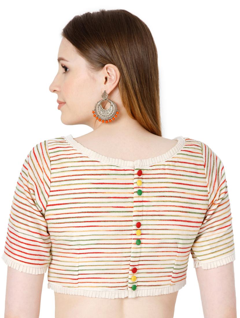 white striped blouse - 18170840 - Zoom Image - 4