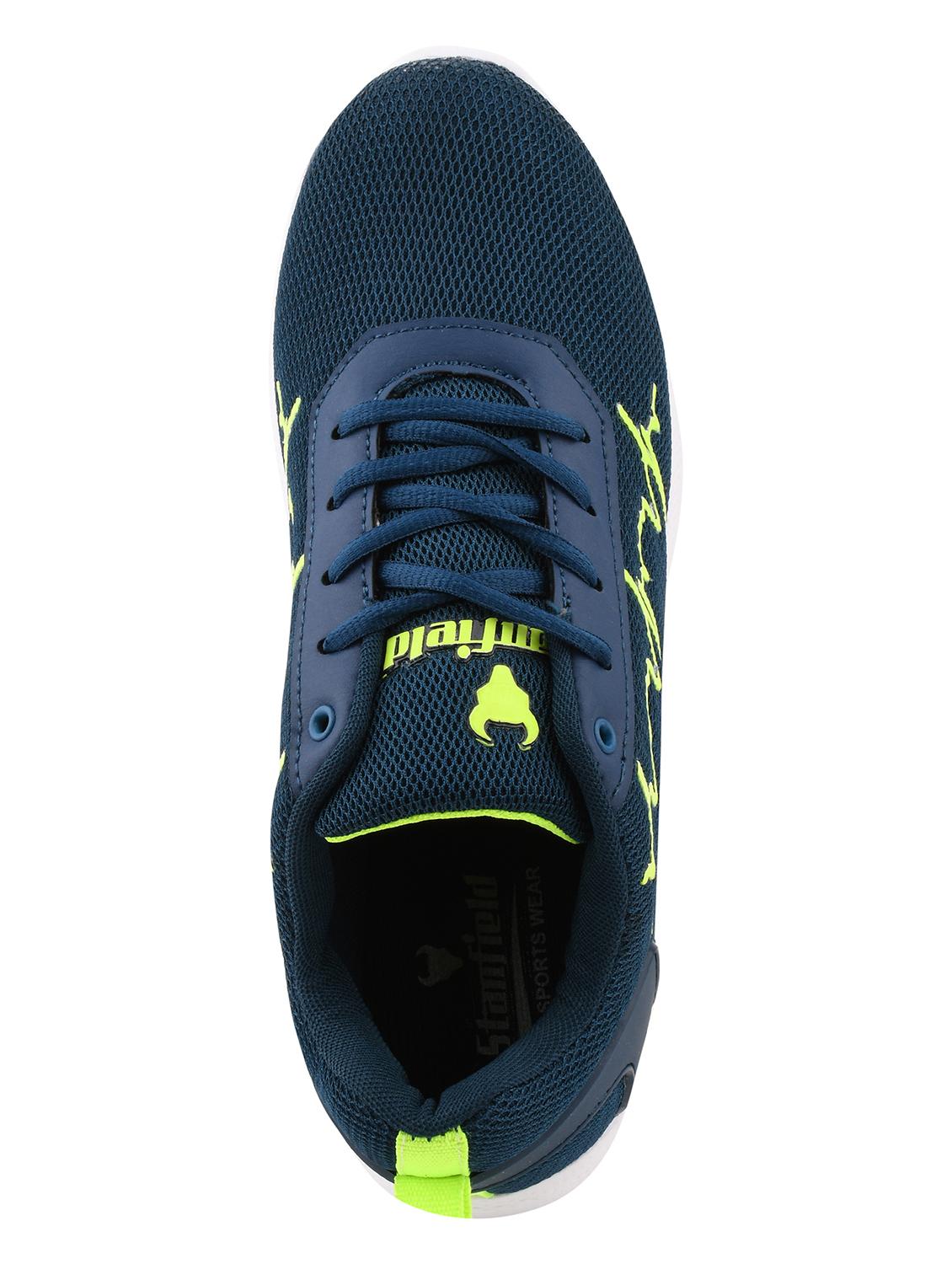 blue solid lace up sport shoe - 18171192 - Zoom Image - 4