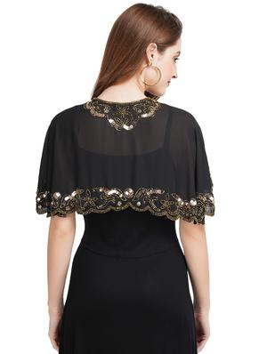black solid cape - 18171526 - Standard Image - 3